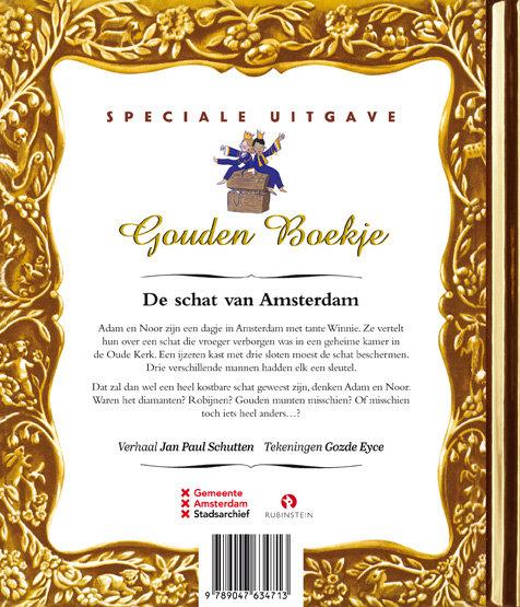 Achterkant van De schat van Amsterdam