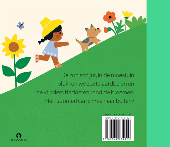 Achterkant van Het is zomer!