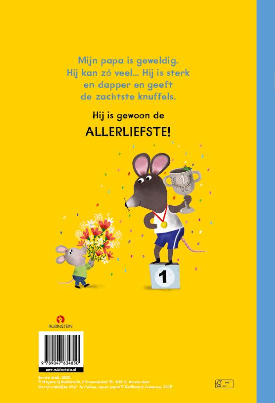 Achterkant van Mijn allerliefste papa