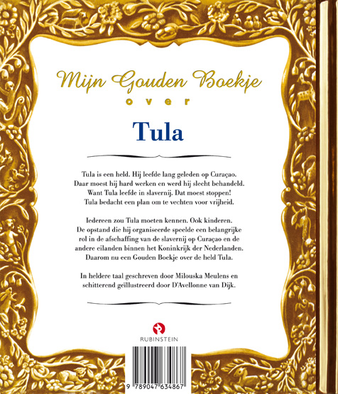 Achterkant van Mijn Gouden Boekje over Tula