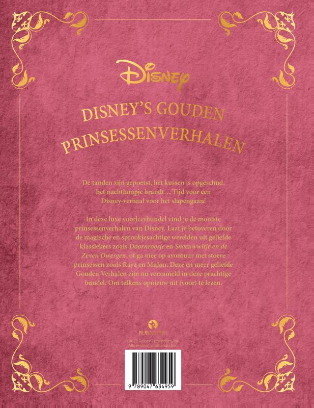 Achterkant van Disney's Gouden Prinsessenverhalen