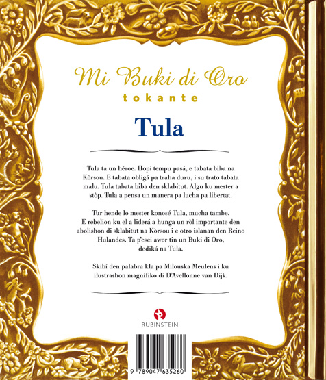 Achterkant van Mi Buki di Oro tokante Tula