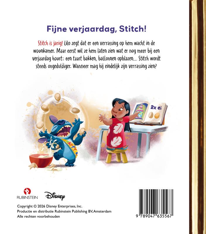 Achterkant van Fijne verjaardag, Stitch!