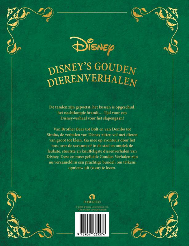 Achterkant van Disney's Gouden Dierenverhalen
