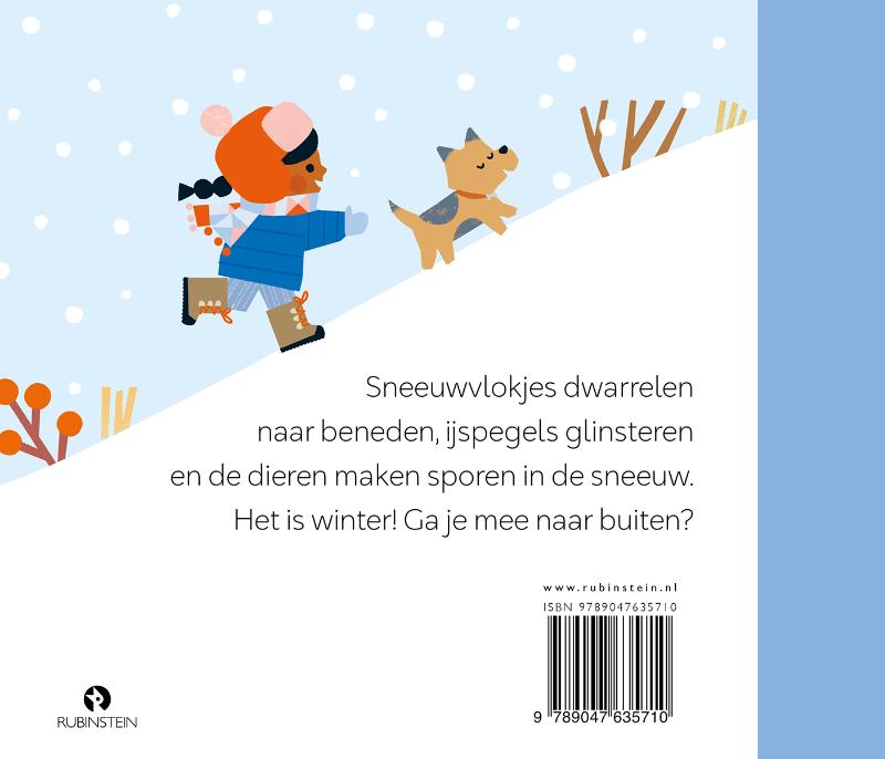 Achterkant van Het is winter!