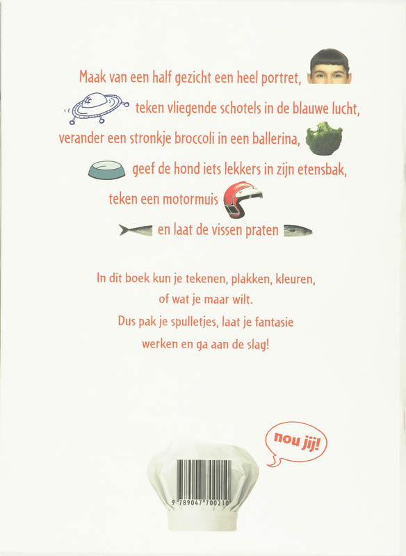 Achterkant van Mijn tekenboek