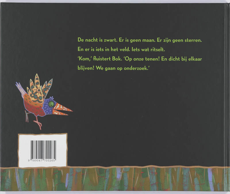 Achterkant van Ik voel een voet!