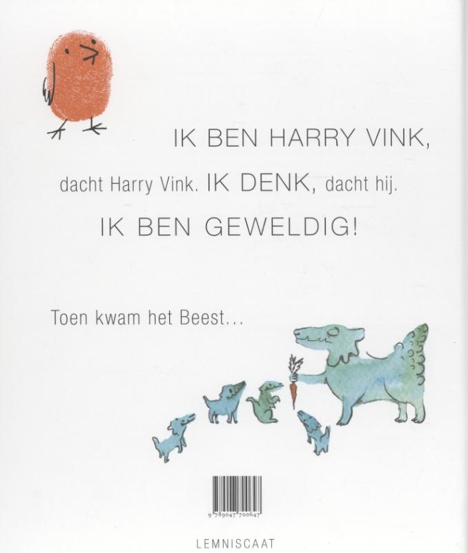 Achterkant van Ik ben Harry Vink