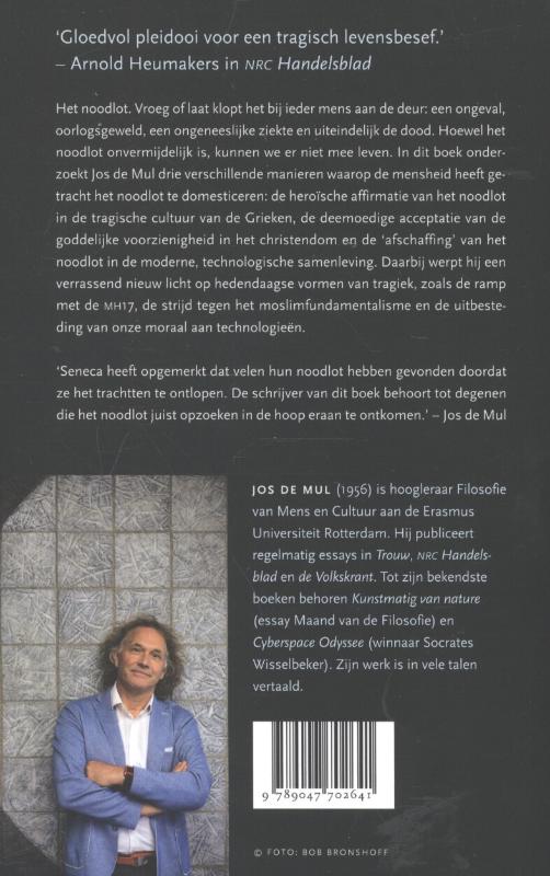Achterkant van De domesticatie van het noodlot