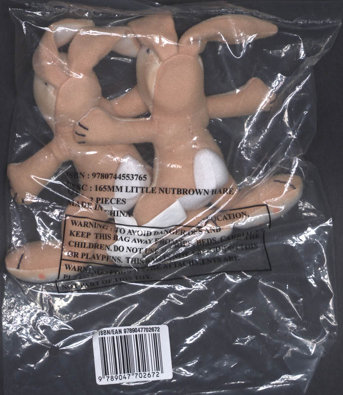 Achterkant van Hazeltje popje per 2 ex