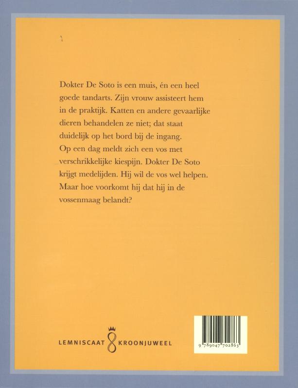 Achterkant van Dokter de Soto