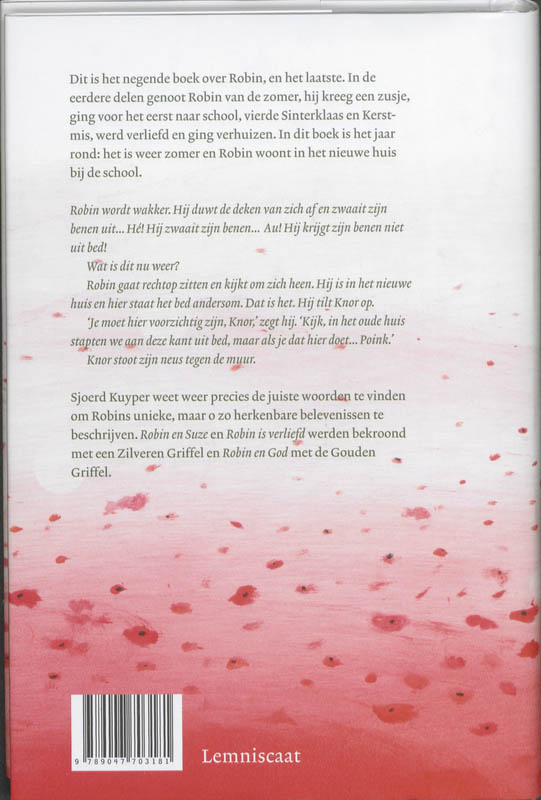 Achterkant van O rode papaver, boem pats knal!