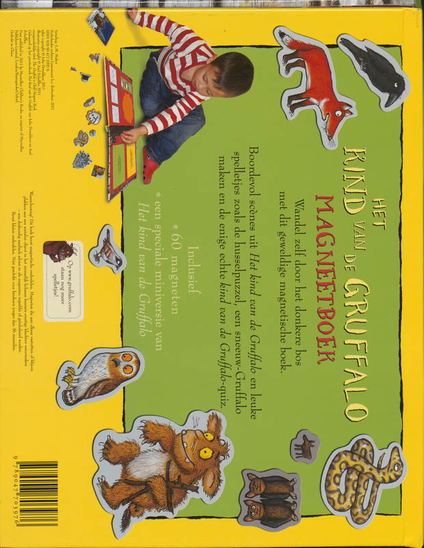 Achterkant van Magneetboek