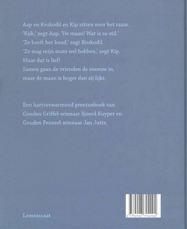 Achterkant van Een muts voor de maan