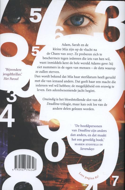Achterkant van Oneindig