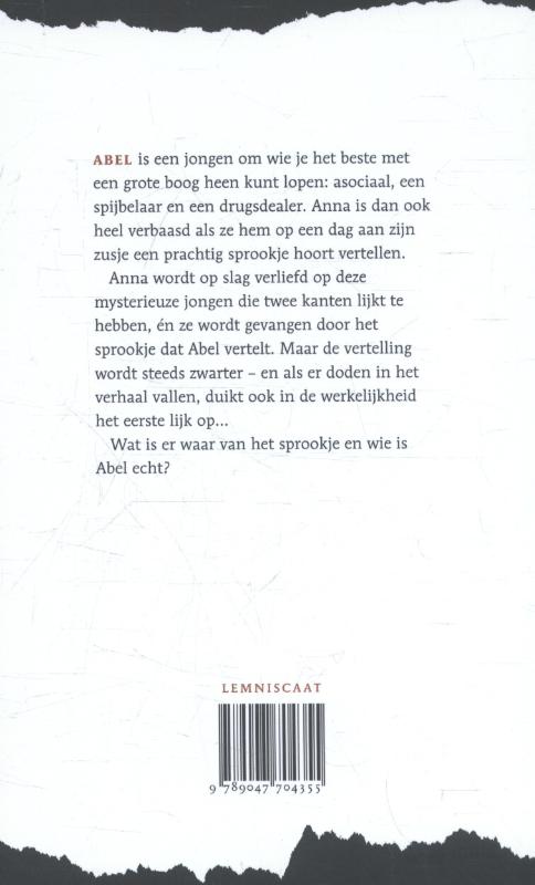 Achterkant van De sprookjesverteller