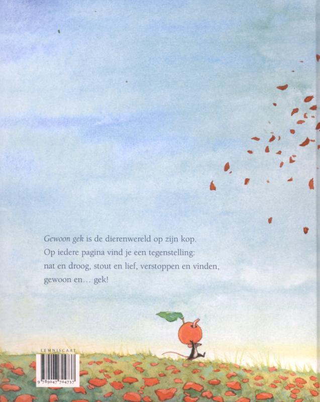 Achterkant van Gewoon gek
