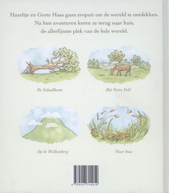Achterkant van Raad eens hoeveel ik van je hou altijd en overal