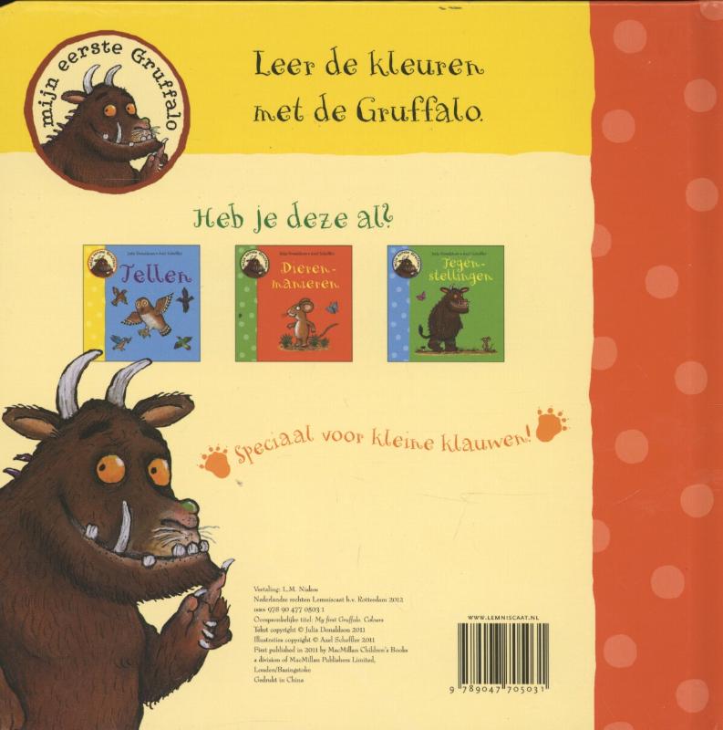 Achterkant van Kleuren