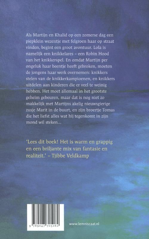 Achterkant van De knikkelares