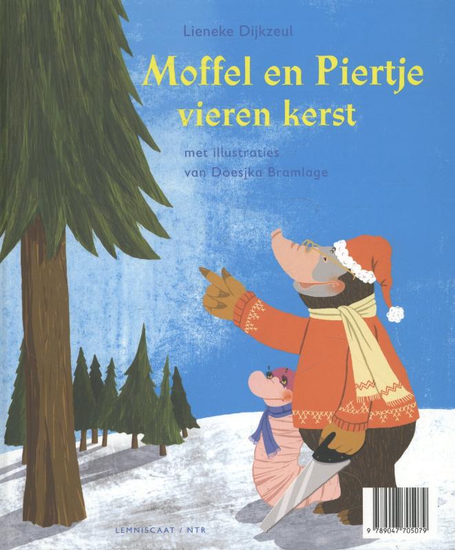 Achterkant van Moffel en Piertje vieren Sinterklaas