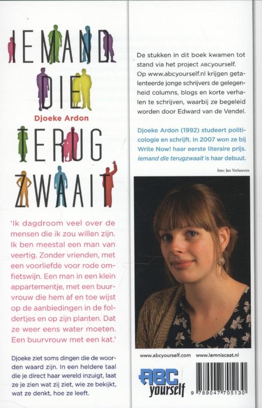 Achterkant van Iemand die terugzwaait
