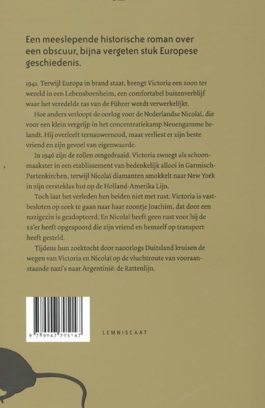 Achterkant van De rattenlijn
