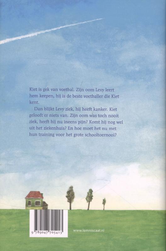 Achterkant van Voetballen in de hemel