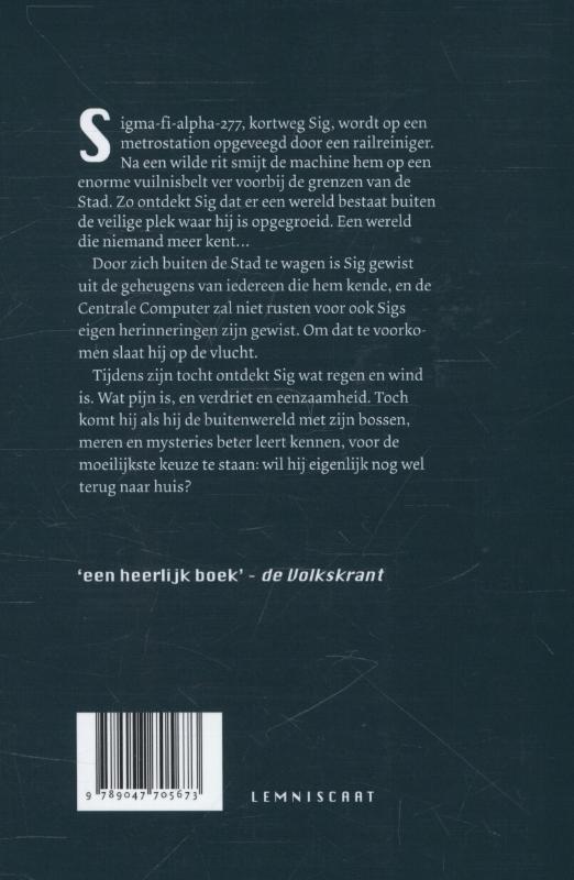 Achterkant van Gewist