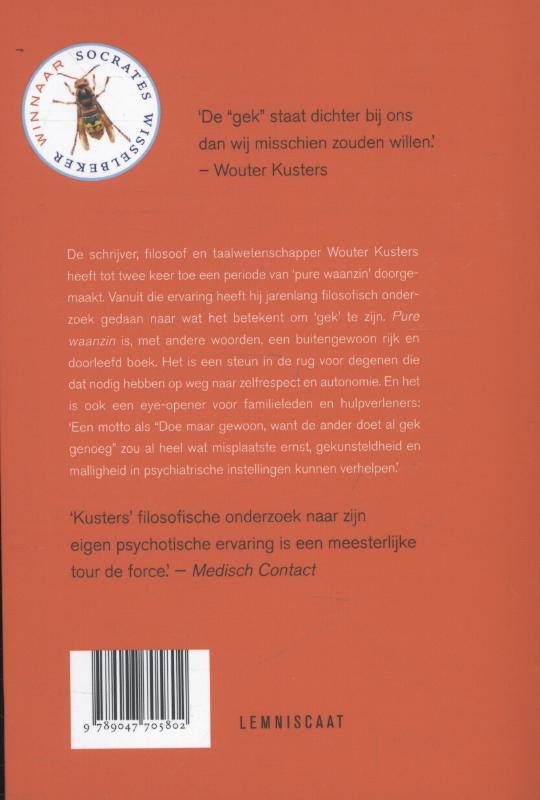 Achterkant van Pure waanzin