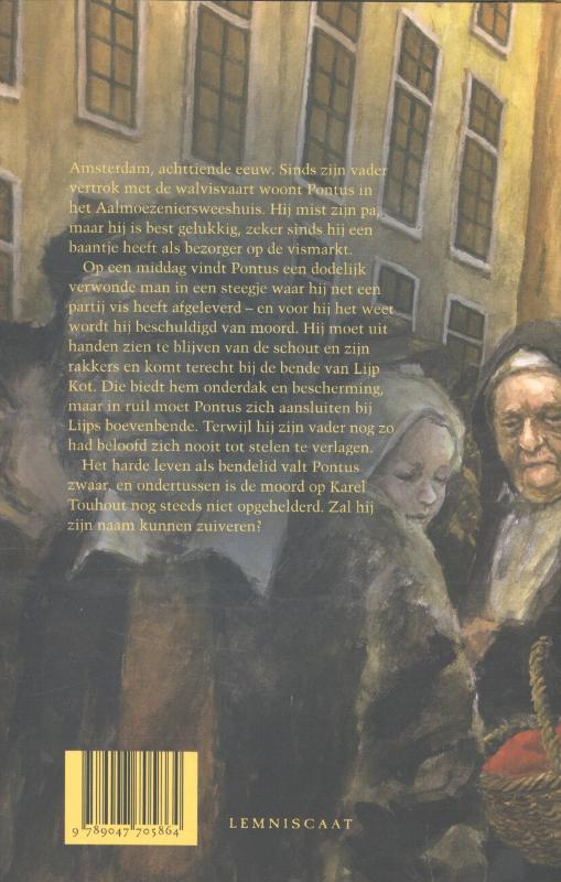 Achterkant van De bende van Lijp Kot