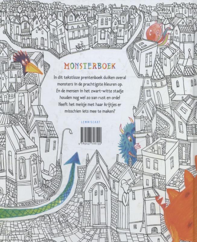 Achterkant van Monsterboek
