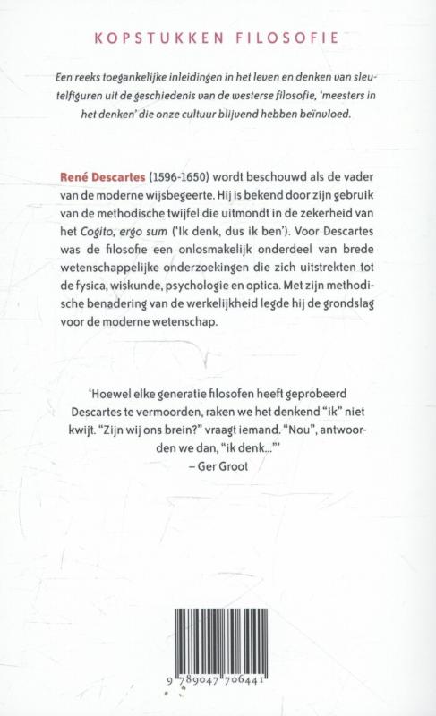 Achterkant van Descartes