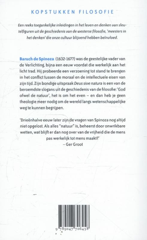 Achterkant van Spinoza