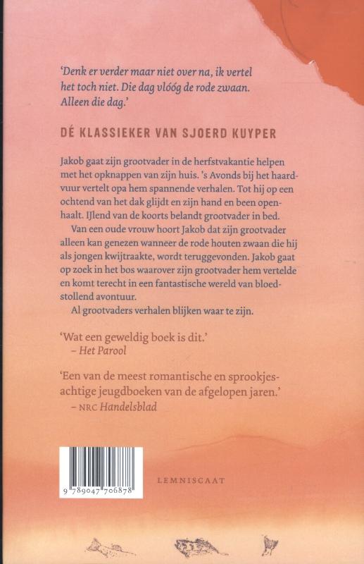 Achterkant van De rode zwaan