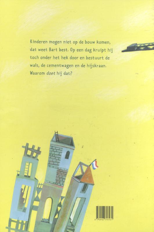 Achterkant van Kom uit die kraan!