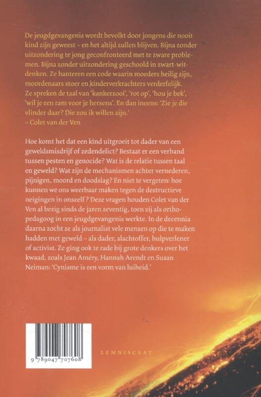 Achterkant van Het kwaad en ik