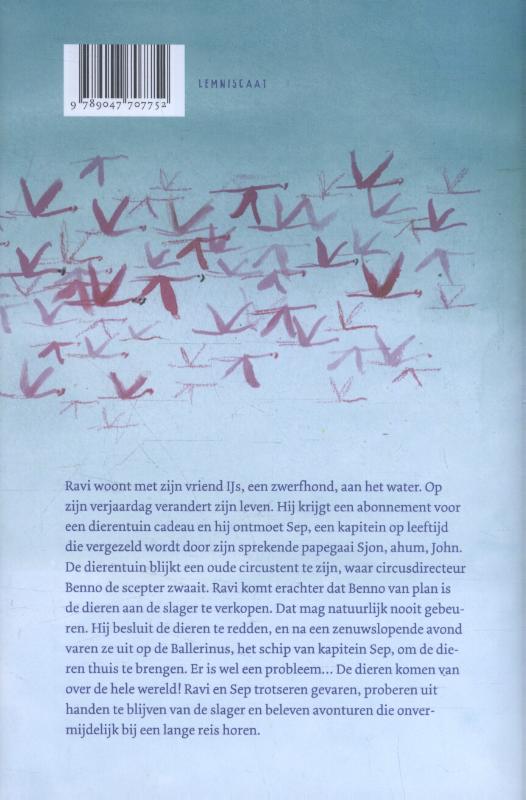Achterkant van De laatste reis van de ballerinus
