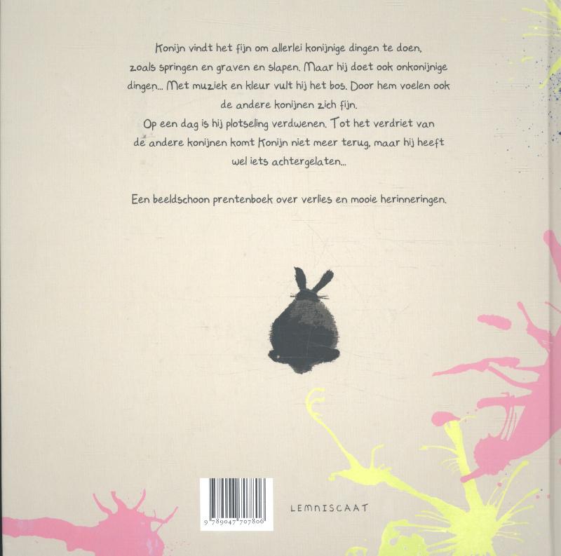 Achterkant van Fijn konijn