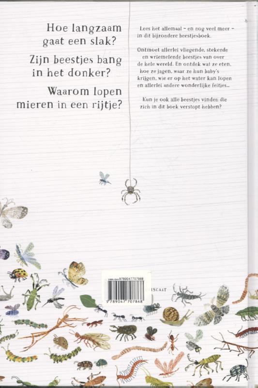 Achterkant van Het bijzondere beestjes boek