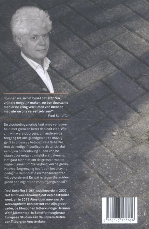 Achterkant van De vrijheid van de grens