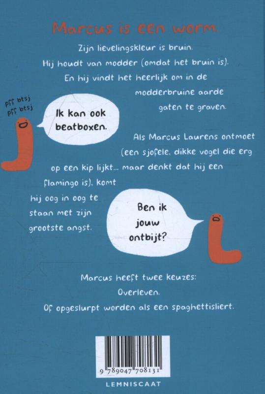 Achterkant van Eigenlijk ben ik een flamingo