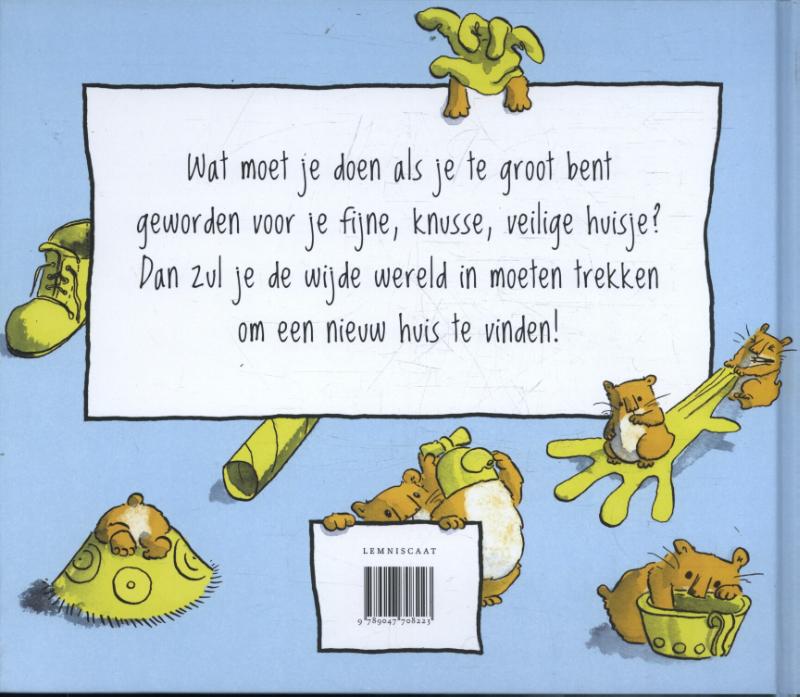 Achterkant van Op weg naar huis