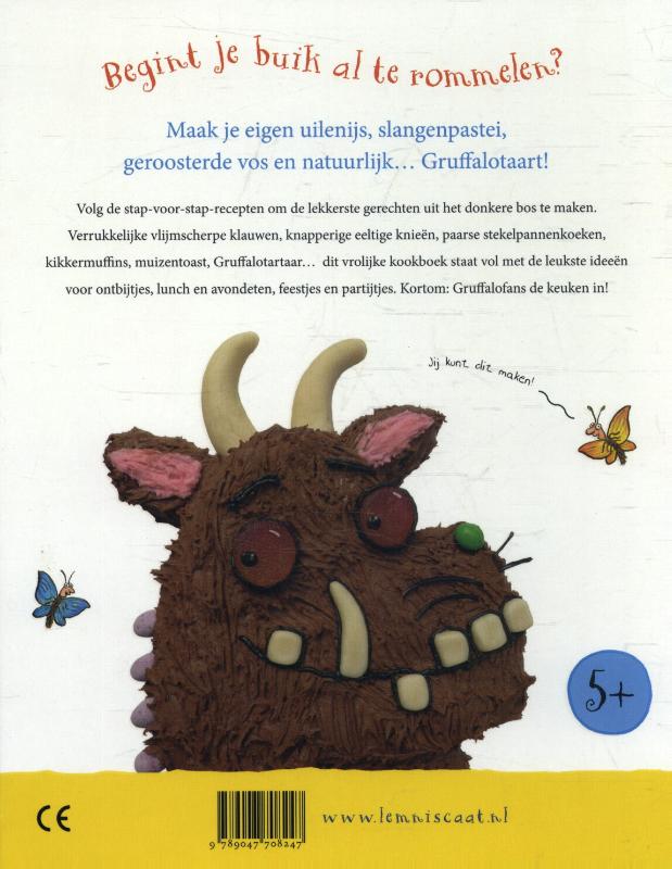 Achterkant van Gruffalotaart en andere recepten