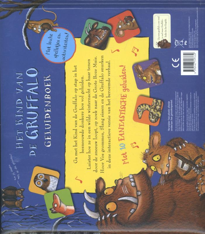 Achterkant van Het kind van de Gruffalo