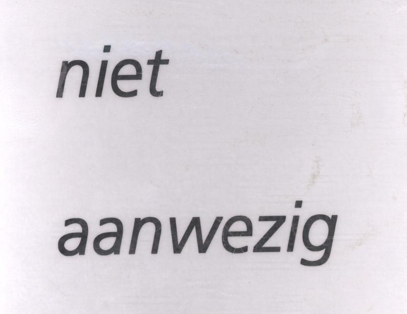 Achterkant van Mensen met koffers poster 25 exemplaren