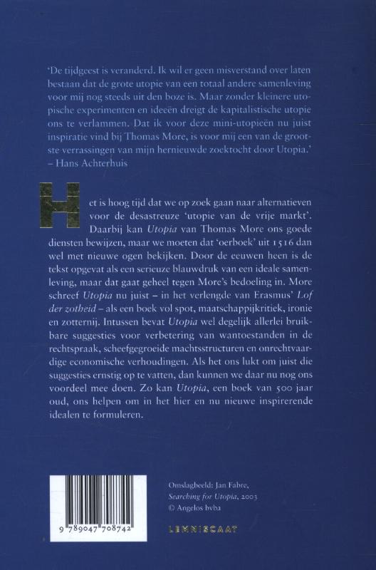 Achterkant van Koning van Utopia