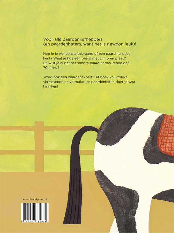 Achterkant van Waarom kan een paard niet boeren?