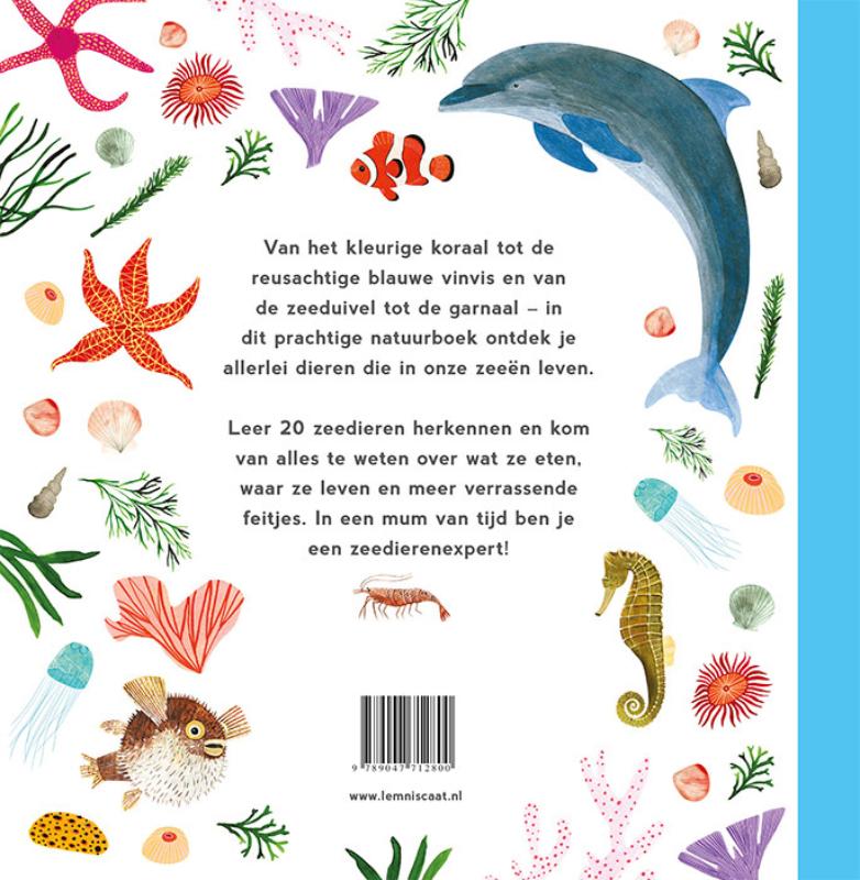 Achterkant van Mijn eerste zeedierenboek