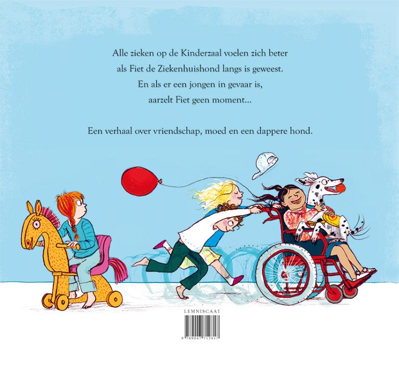 Achterkant van Ziekenhuishond